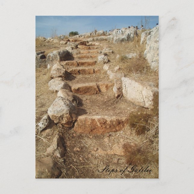 Pasos de postal de Galilea (Anverso)
