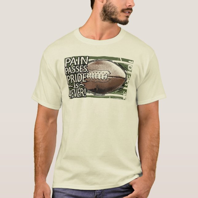 Pasos del dolor. ¡El orgullo es 4 nunca! Camiseta (Anverso)