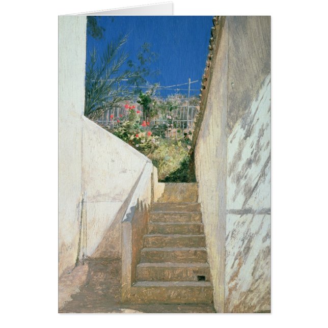 Pasos en un jardín, Argelia, 1883 (Frente)