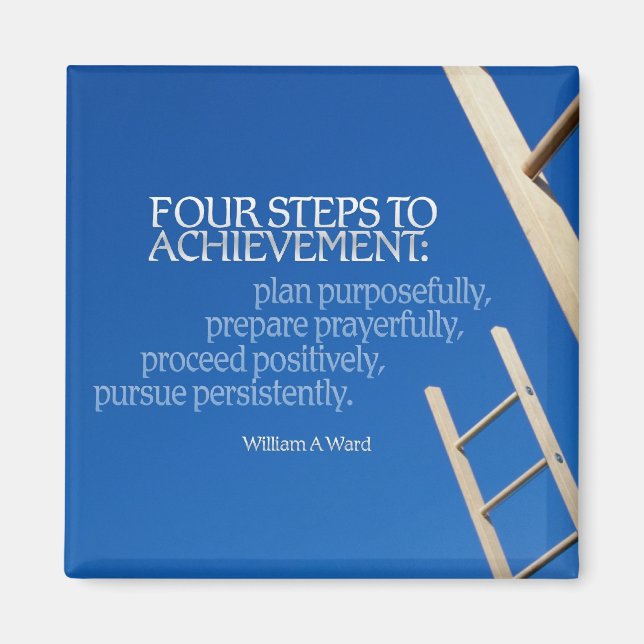 Pasos hacia el imán del logro (Frente)