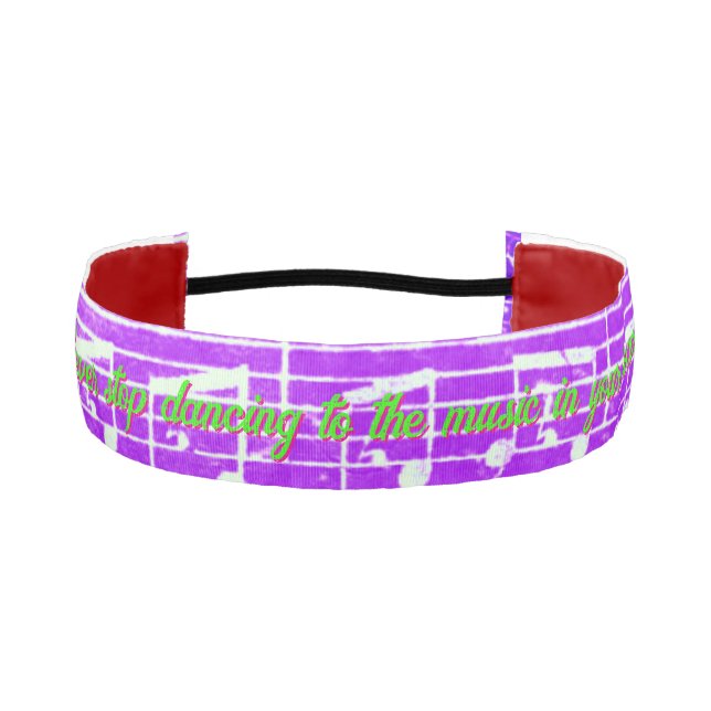 Pasos Musicales- Banda auricular de danza real (Anverso)