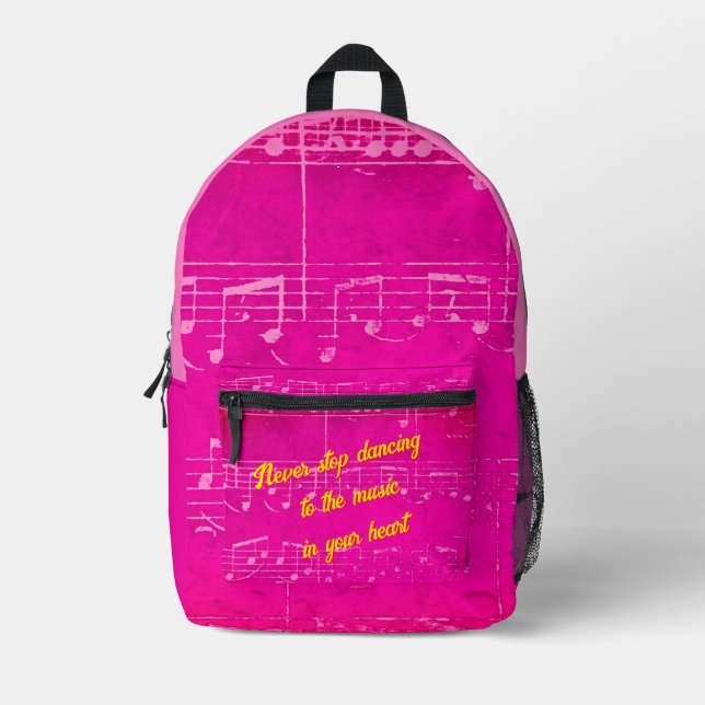 Pasos Musicales - Mochila Con Encanto Cha-Cha (Anverso)