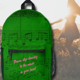Pasos musicales- Mochila de la Fanfarria Forestal