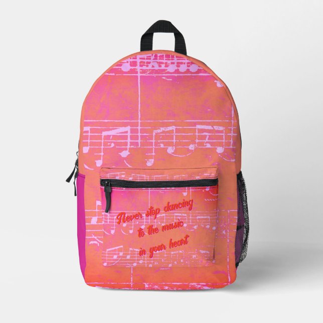 Pasos musicales- Mochila Mango Tango_Pink (Anverso)