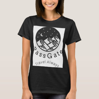PassGate Travel: siempre camiseta negra de las muj