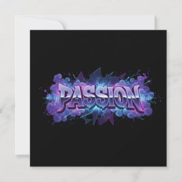 Passion Cyberpunk Typography – Vibrant Modern Word