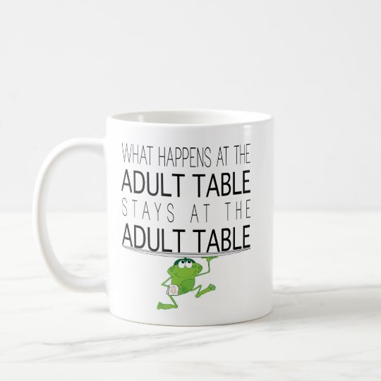 Passover "la tabla adulta" taza de café de 11
