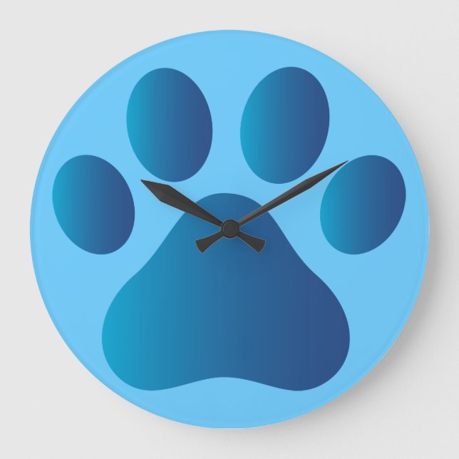 Pasta de gato del reloj de pared (Anverso)