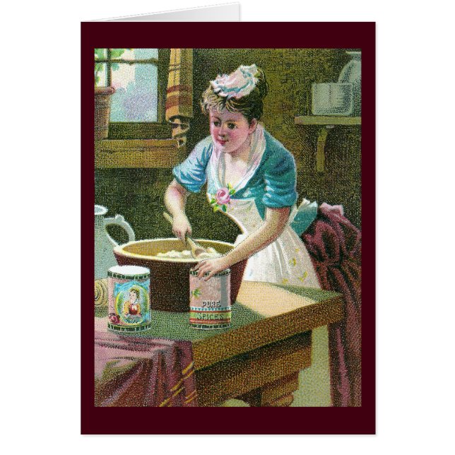 Pasta de mezcla de la mujer del Victorian en (Frente)