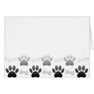 Pasta De Perro Y Huesos Con Gradiente