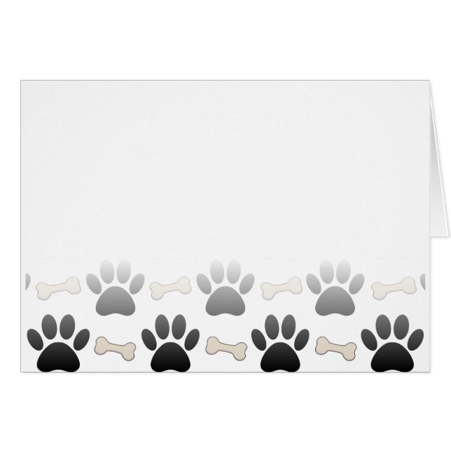 Pasta De Perro Y Huesos Con Gradiente (Anverso (Horizontal))