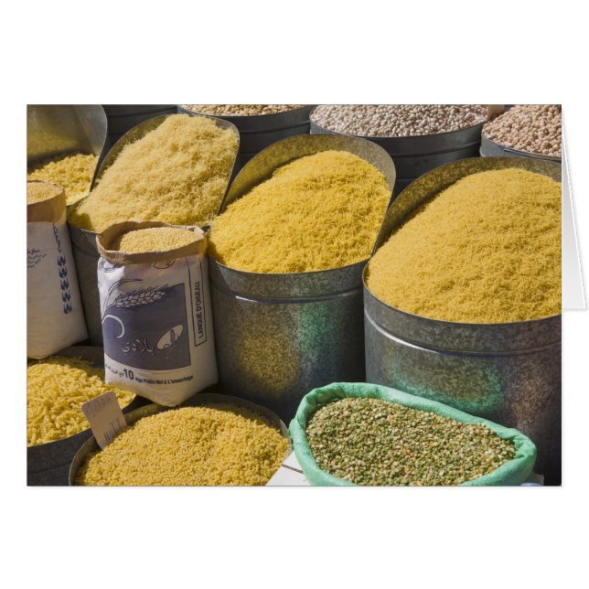 Pasta seca y frijoles a la venta, Marrakech, 2 (Anverso (Horizontal))