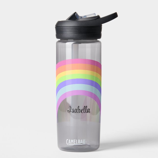 Pastel Arcoiris agrega botellas de agua con nombre (Izquierdo)