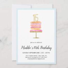 Pastel Arcoíris | Invitación de cumpleaños número 