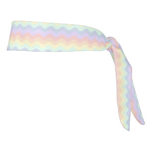 Pastel Arcoiris Waves Cabeza Atlética