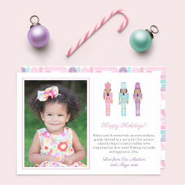 Pastel Black Nutcracker Retro Feliz Navidad