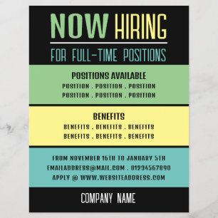 Pastel Bloquea el Empleo Vacante Publicidad de Con