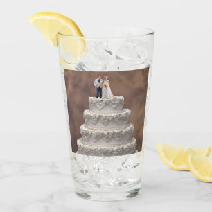 Pastel Boda Blanco De Cinco Niveles Con Pareja Bri