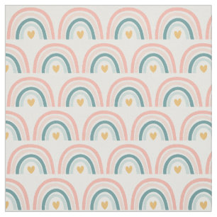 Pastel Boho Rainbows-Pinks, Blues, Tela de Oro