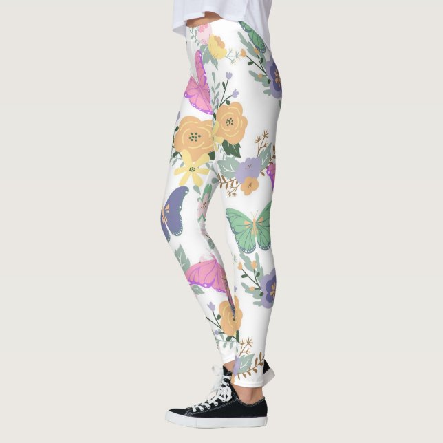Pastel Butterflies Leggings (Izquierda)