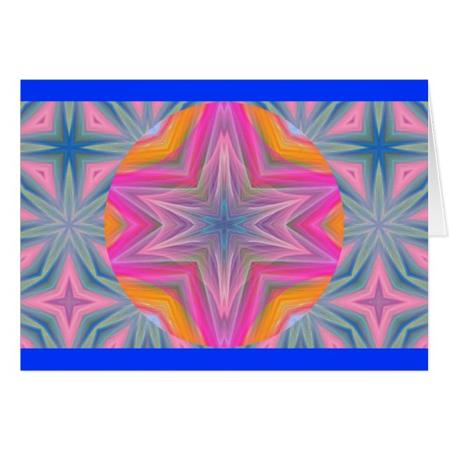 Pastel caleidoscópico Design.1 (Anverso (Horizontal))