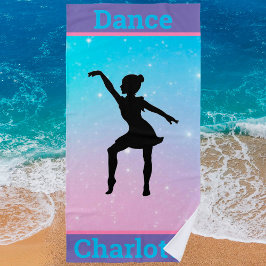 Pastel Chicas Dance Beach Toalla