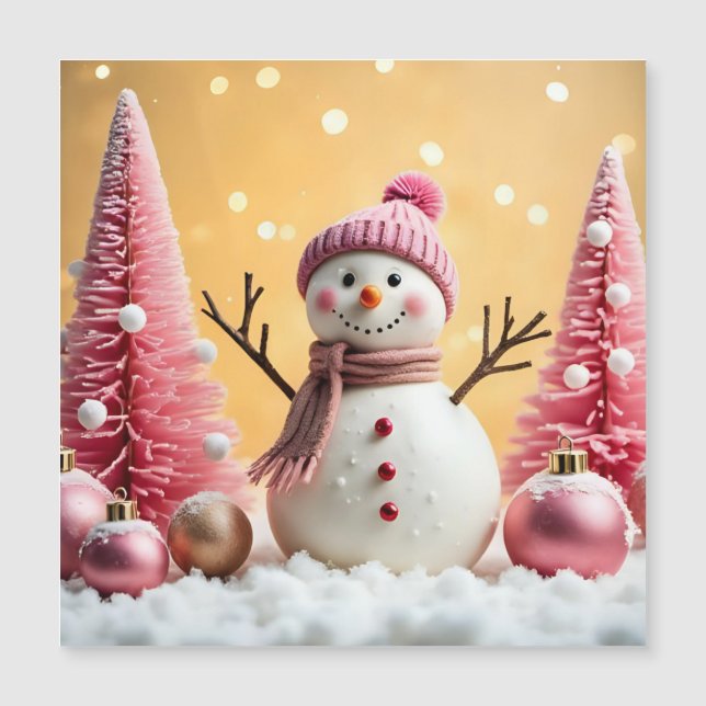 Pastel Christmas - Magnetic Card  (Anverso)