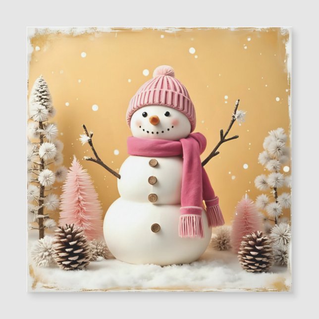 Pastel Christmas - Magnetic Card (Anverso)