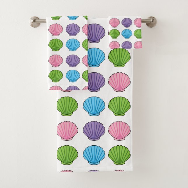 Pastel Colorful Seashell Pack (In situ)