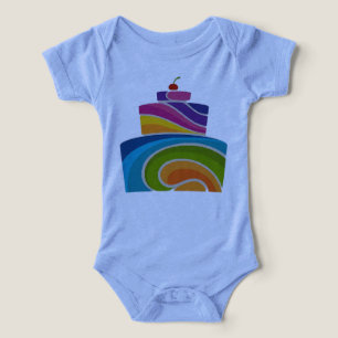 Pastel colorido Adorable Bella + Lactante