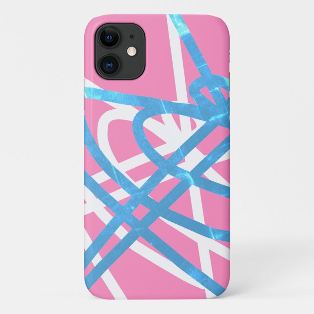 Pastel Colours Resumen Funda Art iPhone 11 (Reverso)