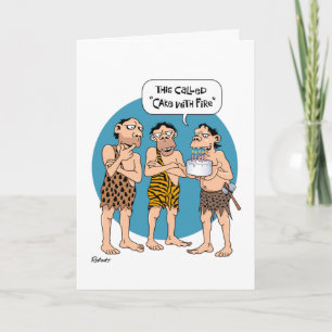 Pastel con tarjeta de cumpleaños para incendios