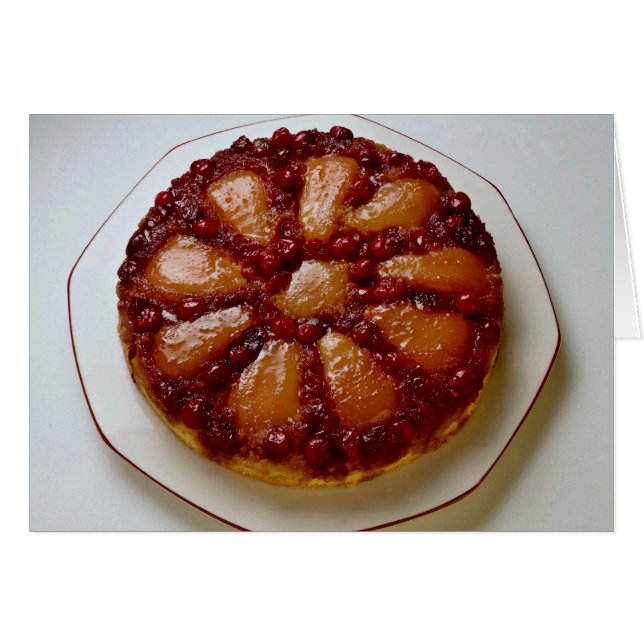 Pastel de arándanos y peras (Anverso (Horizontal))