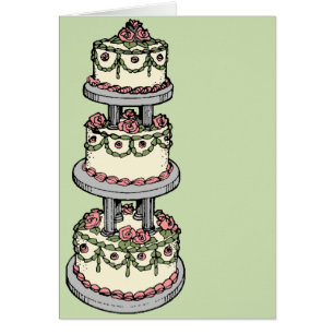 ¡Pastel de bodas - color adaptable!