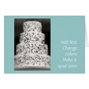 Pastel de bodas elegante