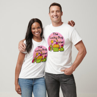 Pastel de bug de suerte camisetas de cumpleaños y
