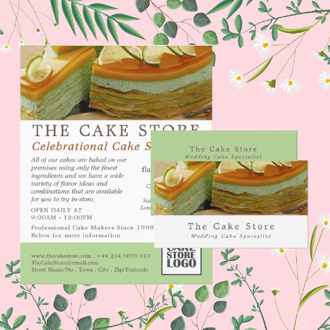 Pastel de caramelo, pastelería, publicidad en la t (Subido por el creador)