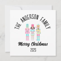 Pastel de Cascanueces de Navidad con Nombre Person