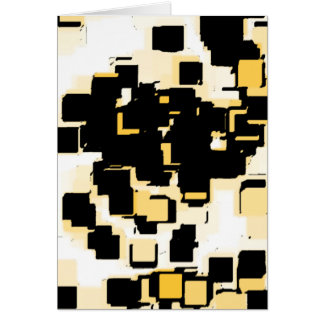 "Pastel de chocolate Naranja" Arte geométrico