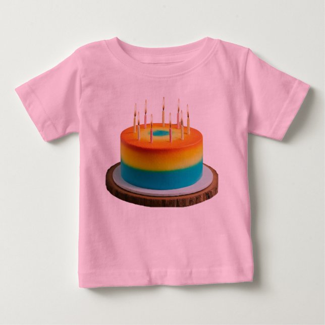 Pastel de cumpleaños Baby Fine Jersey (Anverso)