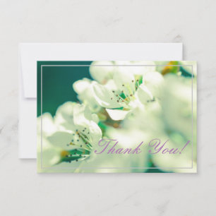 Pastel de flores de árbol piar gracias tarjeta pla