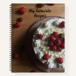 Pastel de fresa, libro de recetas