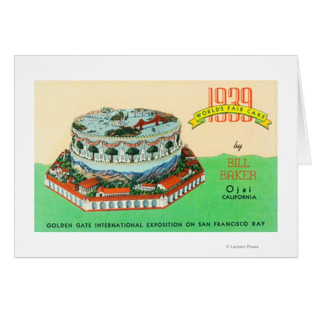 Pastel de la Feria Mundial de 1939 por Bill Baker  (Anverso (Horizontal))