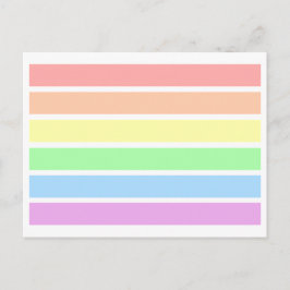 Pastel de luz suave LGBT Orgullo gay Tarjeta de po