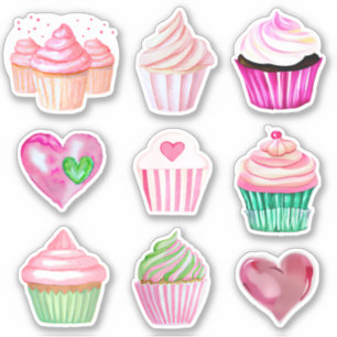 Pastel de Pegatinas de amor - Colección 1