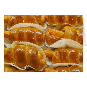 Pastel de Perro caliente... Tarjeta de comida para