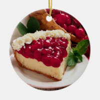 PASTEL DE QUESO CON EL ORNAMENTO DE LA RONDA DE