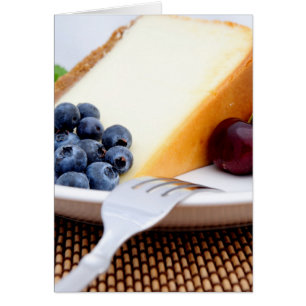 Pastel de queso con fruta