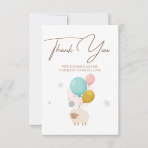 Pastel Delight: Cuta tarjeta de agradecimiento de