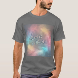 Pastel El Amor Está En El Aire De La Camiseta